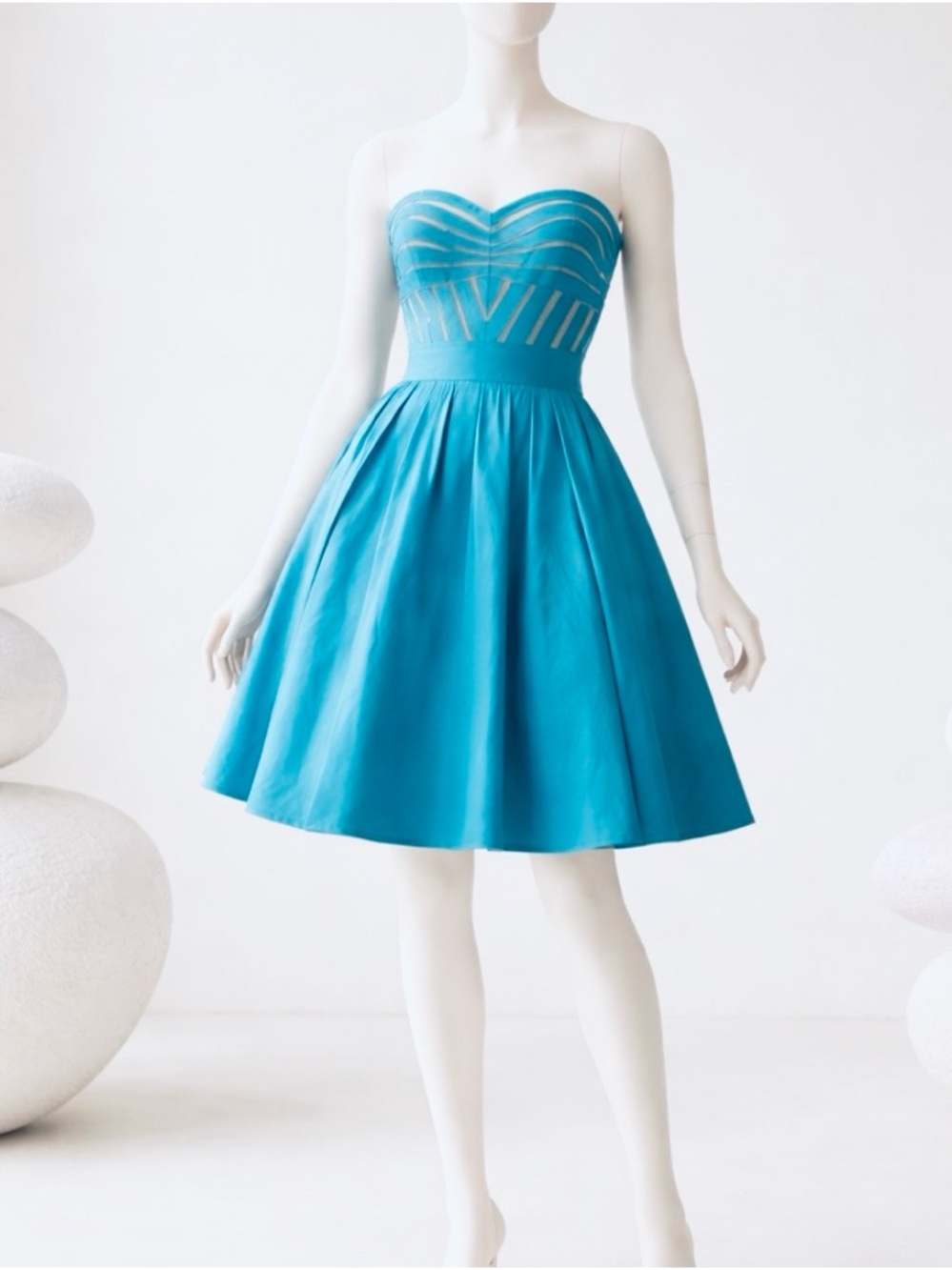 Aidan Mattox  | Strapless Cocktail Dress